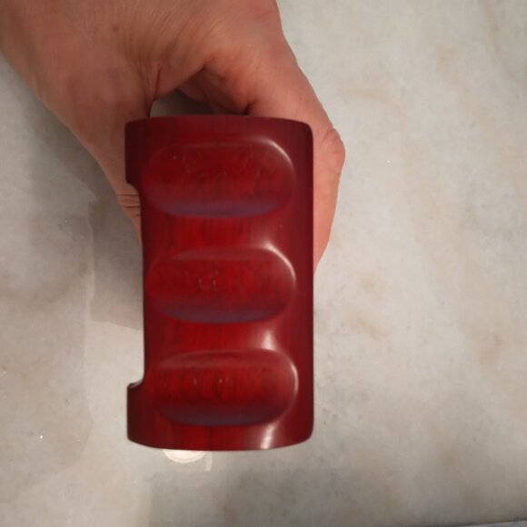 ASIAN WOODEN VINTAGE TRINKET JEWELRY ENAMEL FLOWERS BAMBOO ROSEWOOD BOX - Picture 8 of 9